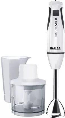 Inalsa Robot 600C 600 W Hand Blender (White + Grey) Inalsa Robot 600C 600 W Hand Blender (White + Grey)